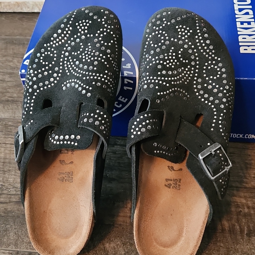 Birkenstock Clog Sandals "Boston" Rivet - Picture 3 of 7